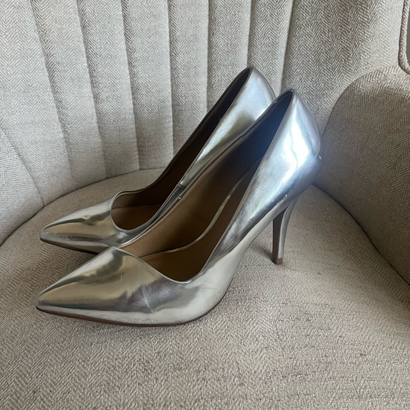 SOLD Chrome Heels - Picture 4 of 12